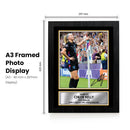 Chloe Kelly Printed Signed Poster Print – England Women’s Football Corner Flag Celebration Wall Art – Autograph Style Soccer Memorabilia Collectible