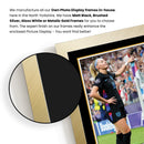 Chloe Kelly Printed Signed Poster Print – England Women’s Football Corner Flag Celebration Wall Art – Autograph Style Soccer Memorabilia Collectible