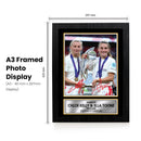Chloe Kelly & Ella Toone Printed Signed Poster Print – England Women’s Football Champions Wall Art – Autograph Style Soccer Memorabilia Collectible