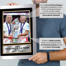 Chloe Kelly & Ella Toone Printed Signed Poster Print – England Women’s Football Champions Wall Art – Autograph Style Soccer Memorabilia Collectible