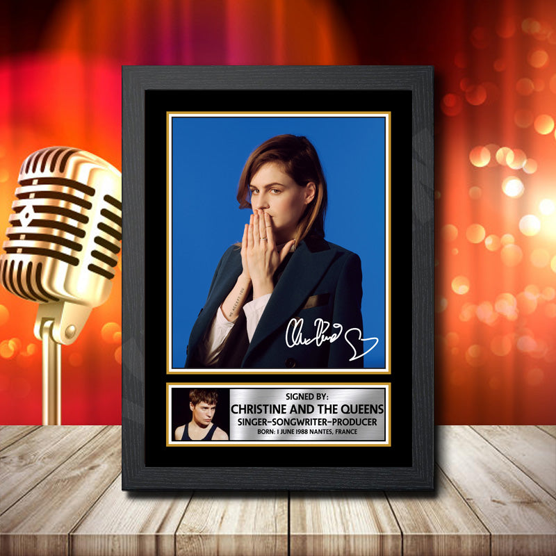 Christine And The Queens 2 – Printed Signature Music Star Print – Christine And The Queens 2
