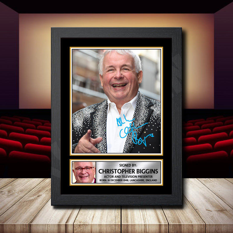 Christopher Biggins 2 Printed Signature Movie Star Poster Print Framed Wall Art Gift – Christopher Biggins 2 Printed Signature Movie Star Poster Print
