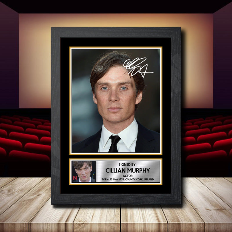 Cillian Murphy Printed Signature Movie Star Poster Print Framed Wall Art Gift – Cillian Murphy Printed Signature Movie Star Poster Print
