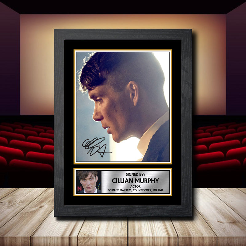 Cillian Murphy 2 Printed Signature Movie Star Poster Print Framed Wall Art Gift – Cillian Murphy 2 Printed Signature Movie Star Poster Print