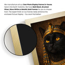 Cleopatra Cat Portrait Poster – Egyptian Queen Cat Wall Art – Ancient Egypt Cat Painting – Funny Royal Cat Decor for Home