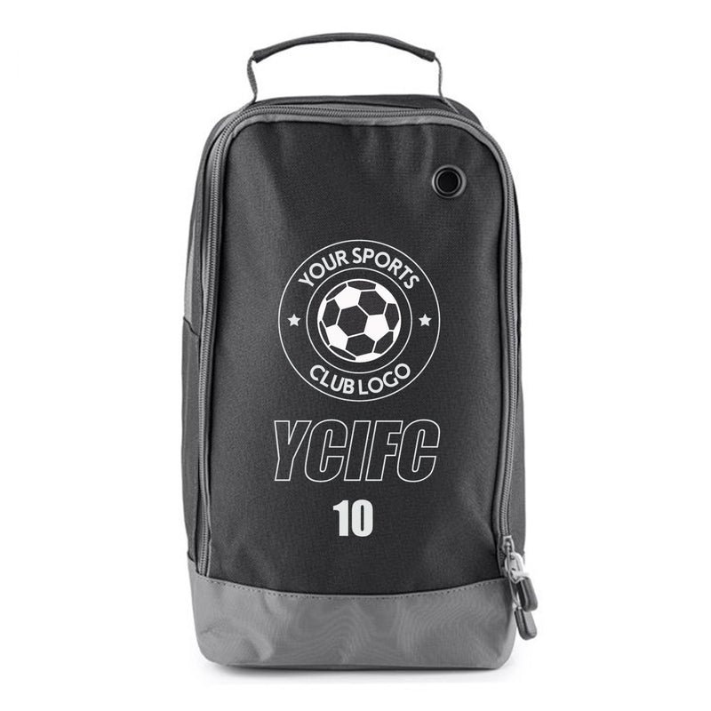 Football Boot Bags for Kids – Durable Personalized Sports Bag with Custom Logo, Club Initial  & Number