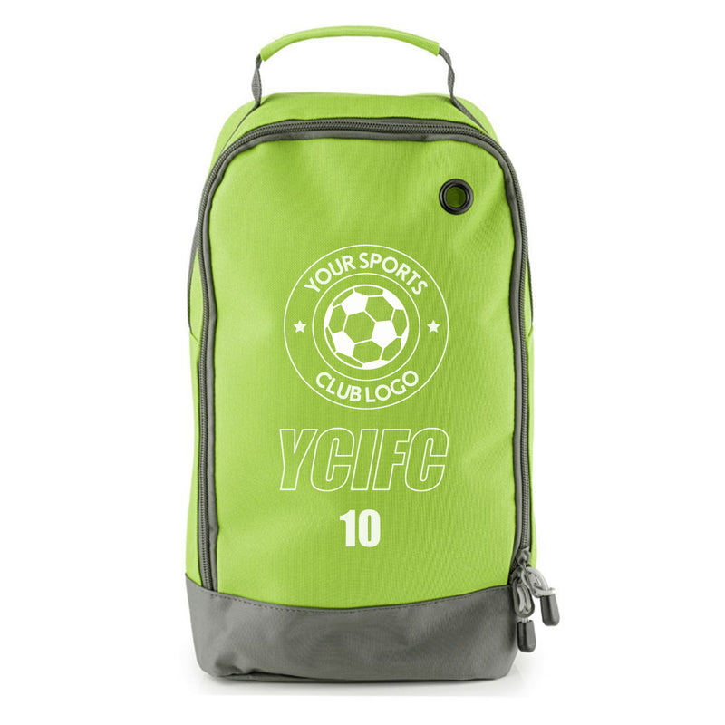Football Boot Bags for Kids – Durable Personalized Sports Bag with Custom Logo, Club Initial  & Number