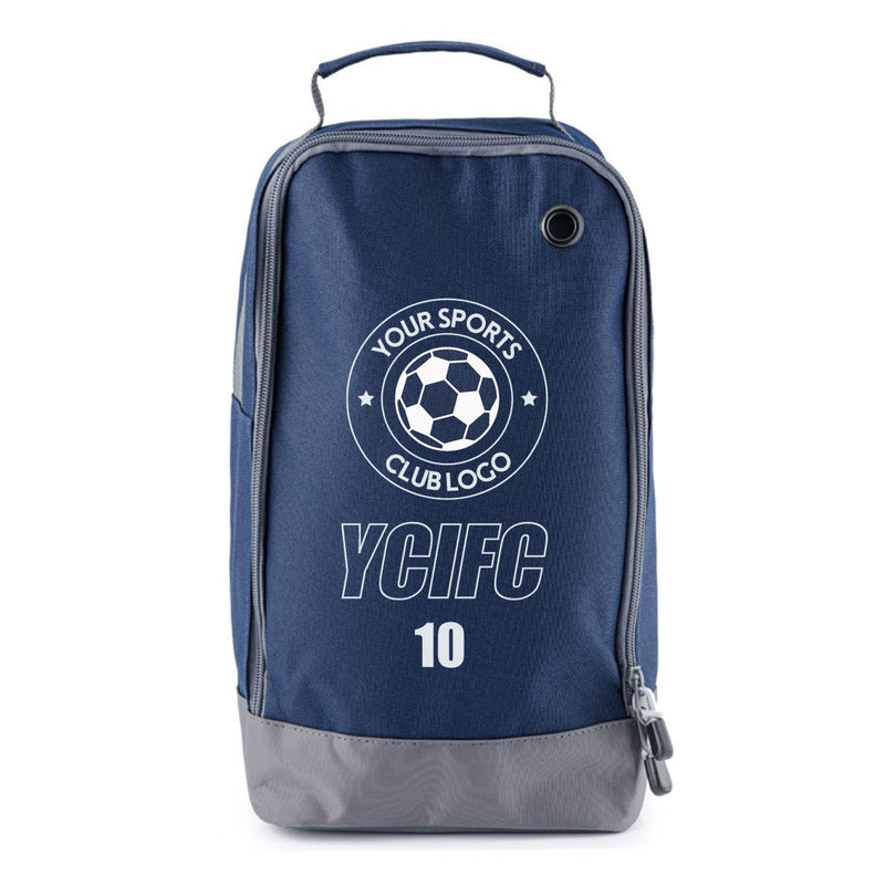 Football Boot Bags for Kids – Durable Personalized Sports Bag with Custom Logo, Club Initial  & Number