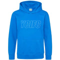 Personalized Football Player Team Kids/Adult Hoodies - Club Name Initials Outline