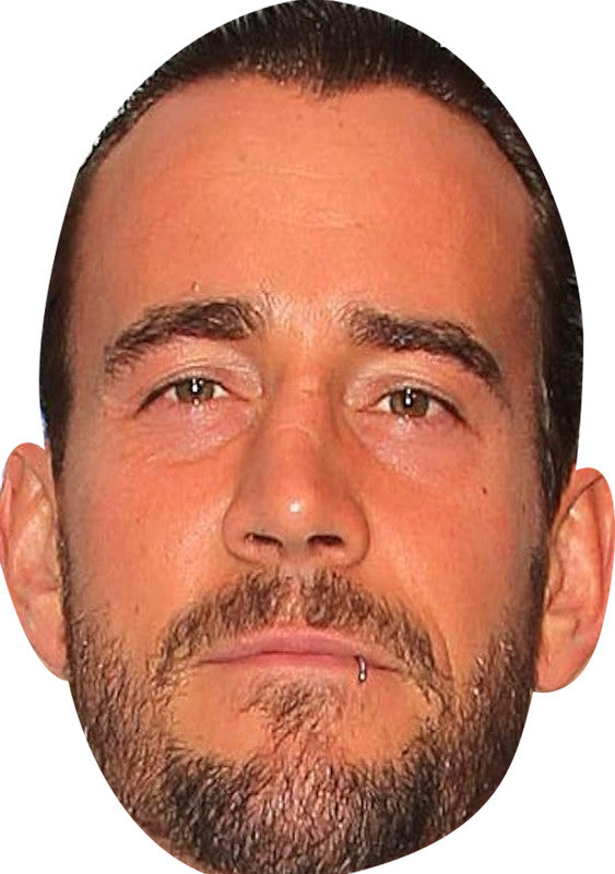 CM Punk Celebrity Face Mask – WWE Wrestling Star Fancy Dress Costume Prop for Sports Party Hen Stag Do Accessory