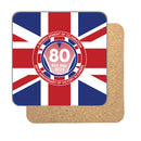 VE Day 80th Anniversary Drinks Coaster Design 1 (Union Jack) - Special Edition