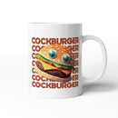 Rude Swear Word Printed Mug Design - C*CKBURGER (3 Colours)