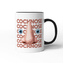 Rude Swear Word Printed Mug Design - C*CKNOSE (3 Colours)