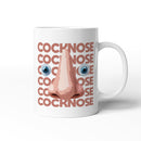 Rude Swear Word Printed Mug Design - C*CKNOSE (3 Colours)