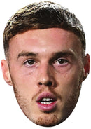 Cole Palmer Face Mask 2026 – England Football Player Celebrity Card Face Mask – Celebrity Mask for Stag Do, Hen Night, Fancy Dress & Costume Parties – Funny Adult Card Mask