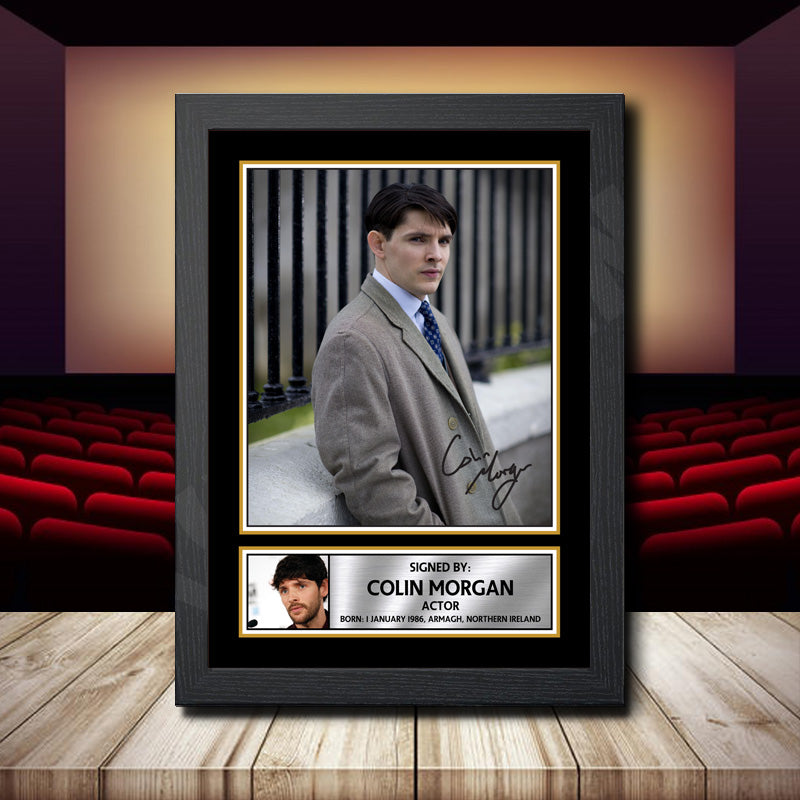 Colin Morgan Printed Signature Movie Star Poster Print Framed Wall Art Gift – Colin Morgan Printed Signature Movie Star Poster Print