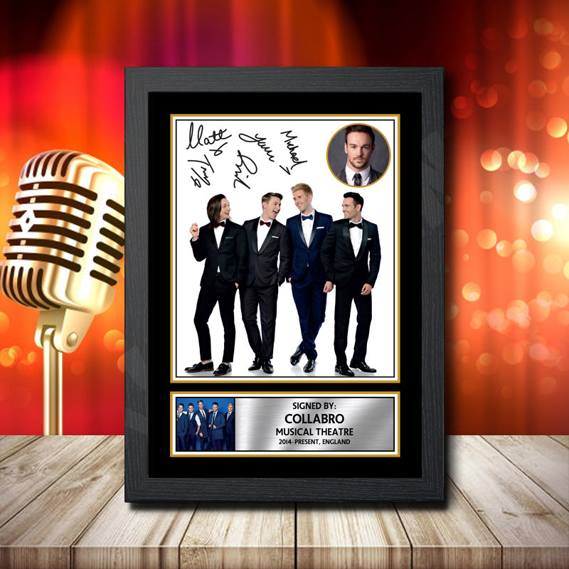 Collabro 1 – Printed Signature Music Star Print – Collabro 1