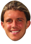 Connor Gallagher Face Mask 2026 – England Football Player Celebrity Card Face Mask – Celebrity Mask for Stag Do, Hen Night, Fancy Dress & Costume Parties – Funny Adult Card Mask