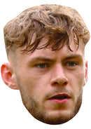 Conor Bradley Liverpool Face Mask – Football Player Celebrity Card Mask – Celebrity Mask for Stag Do, Hen Night, Fancy Dress & Costume Parties – Funny Adult Card Mask