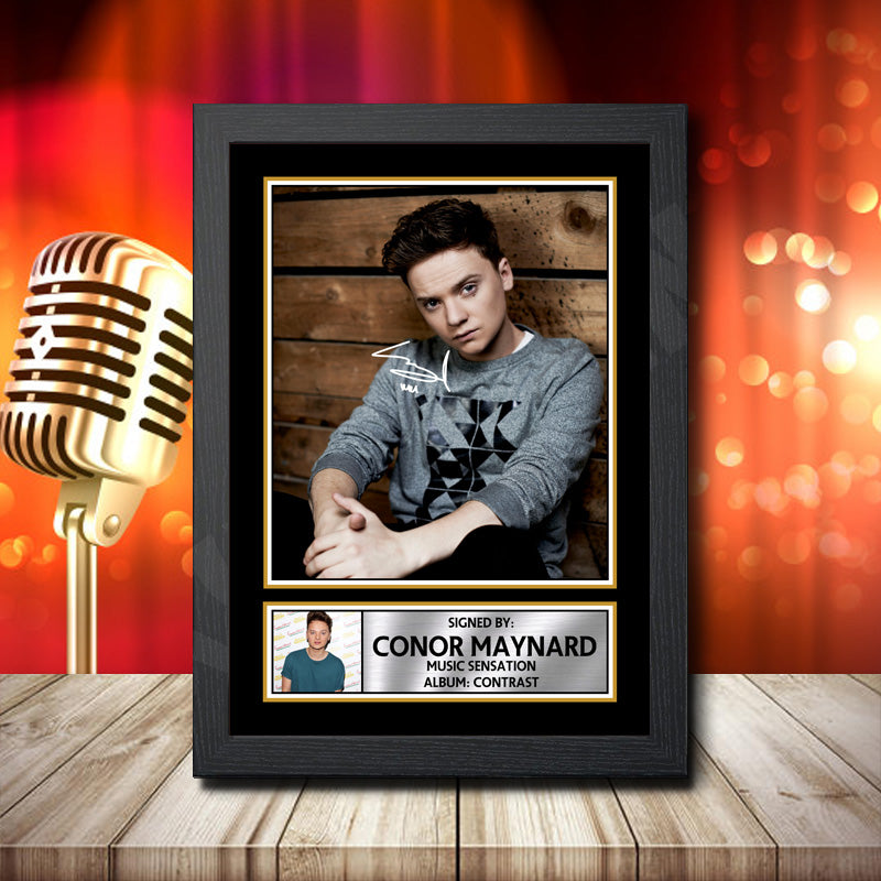 Conor Maynard 4 – Printed Signature Music Star Print – Conor Maynard 4