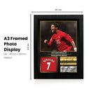 Cristiano Ronaldo Manchester United Signed Poster Print – Football Wall Art – Printed Autograph Soccer Memorabilia – Premier League Fan Gift & Sports Bedroom Decor