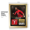 Cristiano Ronaldo Manchester United Signed Poster Print – Football Wall Art – Printed Autograph Soccer Memorabilia – Premier League Fan Gift & Sports Bedroom Decor