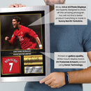 Cristiano Ronaldo Manchester United Signed Poster Print – Football Wall Art – Printed Autograph Soccer Memorabilia – Premier League Fan Gift & Sports Bedroom Decor