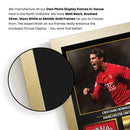Cristiano Ronaldo Manchester United Signed Poster Print – Football Wall Art – Printed Autograph Soccer Memorabilia – Premier League Fan Gift & Sports Bedroom Decor
