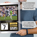 Cristiano Ronaldo Real Madrid Signed Poster Print – Football Wall Art – Printed Autograph Soccer Memorabilia – Real Madrid Fan Gift & Sports Bedroom Decor