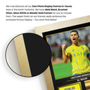 Cristiano Ronaldo Al-Nassr Signed Poster Print – Football Wall Art – Printed Autograph Soccer Memorabilia – Saudi League Fan Gift & Sports Bedroom Decor