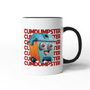 Rude Swear Word Printed Mug Design - C*MDUMPSTER (3 Colours)