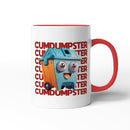 Rude Swear Word Printed Mug Design - C*MDUMPSTER (3 Colours)