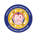 VE Day 80th Anniversary 50mm CUSTOM NAME Round Stickers Design 2 - Special Editio