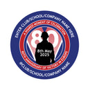 VE Day 80th Anniversary 50mm CUSTOM NAME Round Stickers Design 4 - Special Edition