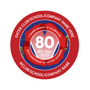 VE Day 80th Anniversary 50mm CUSTOM NAME Round Stickers Design 6 - Special Edition