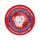 VE Day 80th Anniversary 50mm CUSTOM NAME Round Stickers Design 7  - Special Edition