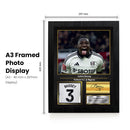 Adrien Truffert Signed Football Memorabilia – Framed Autograph Display with AFC Bournemouth & France Tribute – Collector’s Gift