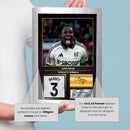 Calvin Bassey Signed Football Memorabilia – Framed Autograph Display with Fulham & Nigeria Tribute – Collector’s Gift