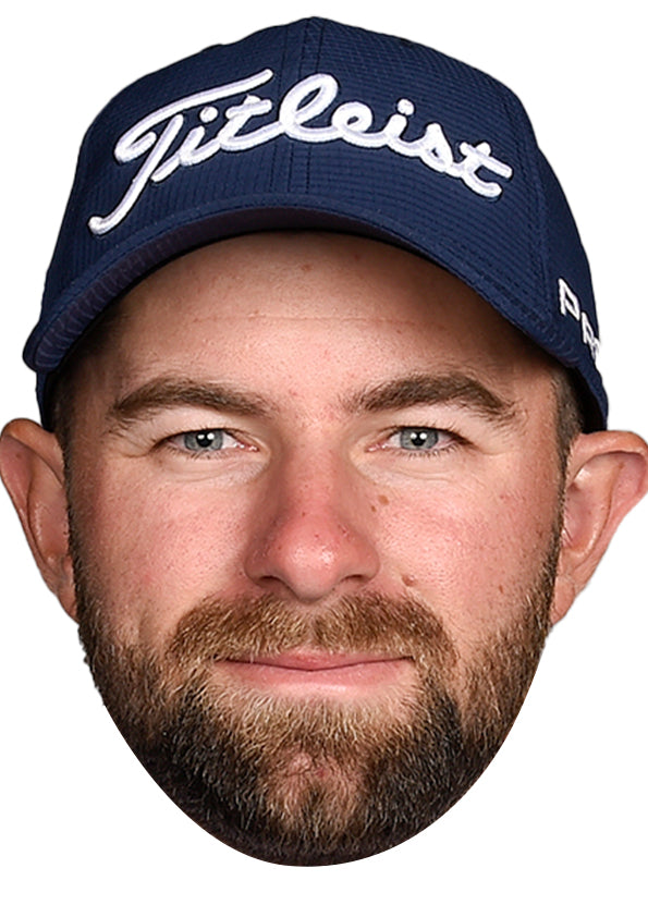 Cameron Young - Golf Fancy Dress Cardboard Celebrity Party Face Mask