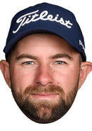 Cameron Young - Golf Fancy Dress Cardboard Celebrity Party Face Mask
