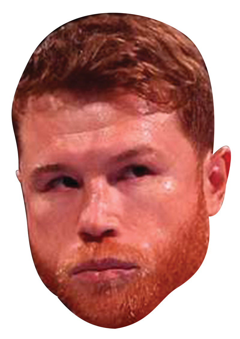 Canelo Alvarez Boxing Celebrity Face Mask Fancy Dress Cardboard Costume Mask