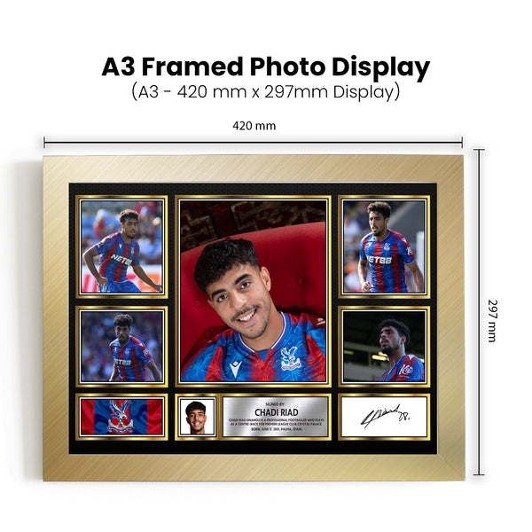 Chadi Riad Printed Signature Football Poster Print