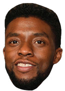 Chadwick Boseman Celebrity Face Mask Fancy Dress Cardboard Costume Mask