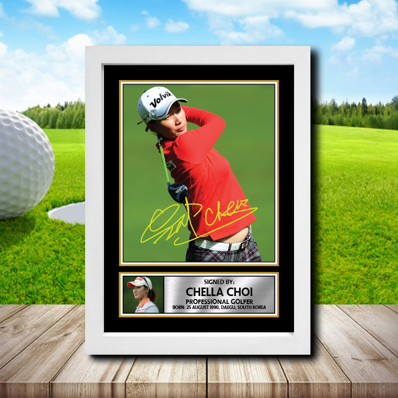 Chella Choi 2 Golf Printed Signature Poster Print Gift