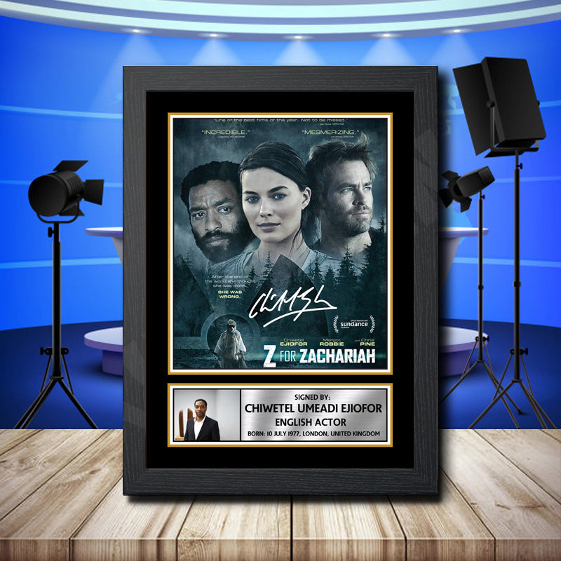 Chiwetel Ejiofor 1 Printed Signature Television Star Poster Print Framed Wall Art Gift – Chiwetel Ejiofor 1 Printed Signature Television Star Poster Print