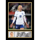 Chloe Kelly Poster Print – England Lionesses Euro Champion Wall Art  – Framed or Unframed – Gift for Women’s Football Fans