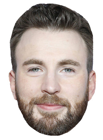 Chris Evans 2023 Celebrity Face Mask Fancy Dress Cardboard Costume Mask – Chris Evans 2023 Face Mask