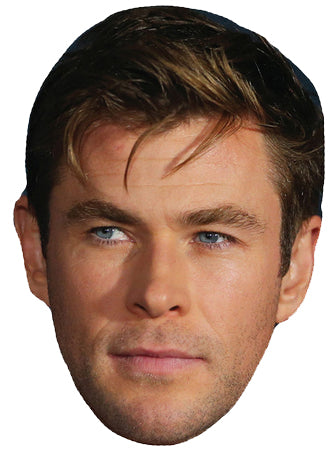Chris Hemsworth 2023 Celebrity Face Mask Fancy Dress Cardboard Costume Mask