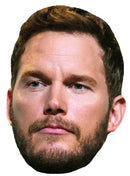 Chris Pratt 2023 Celebrity Face Mask Fancy Dress Cardboard Costume Mask