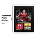 Chris Wood Signed Football Memorabilia – Framed Autograph Display with Nottingham Forest & New Zealand Tribute – Premier League Collectible Gift for Fans